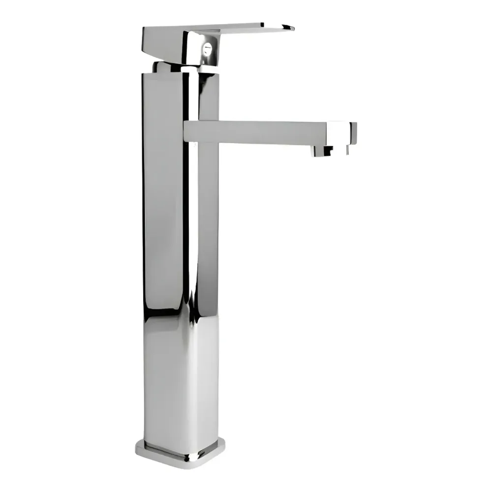 Llave Monomando Hidroflud Bozen Lavabo Cromo Alto 30cm Baño Marchante MX
