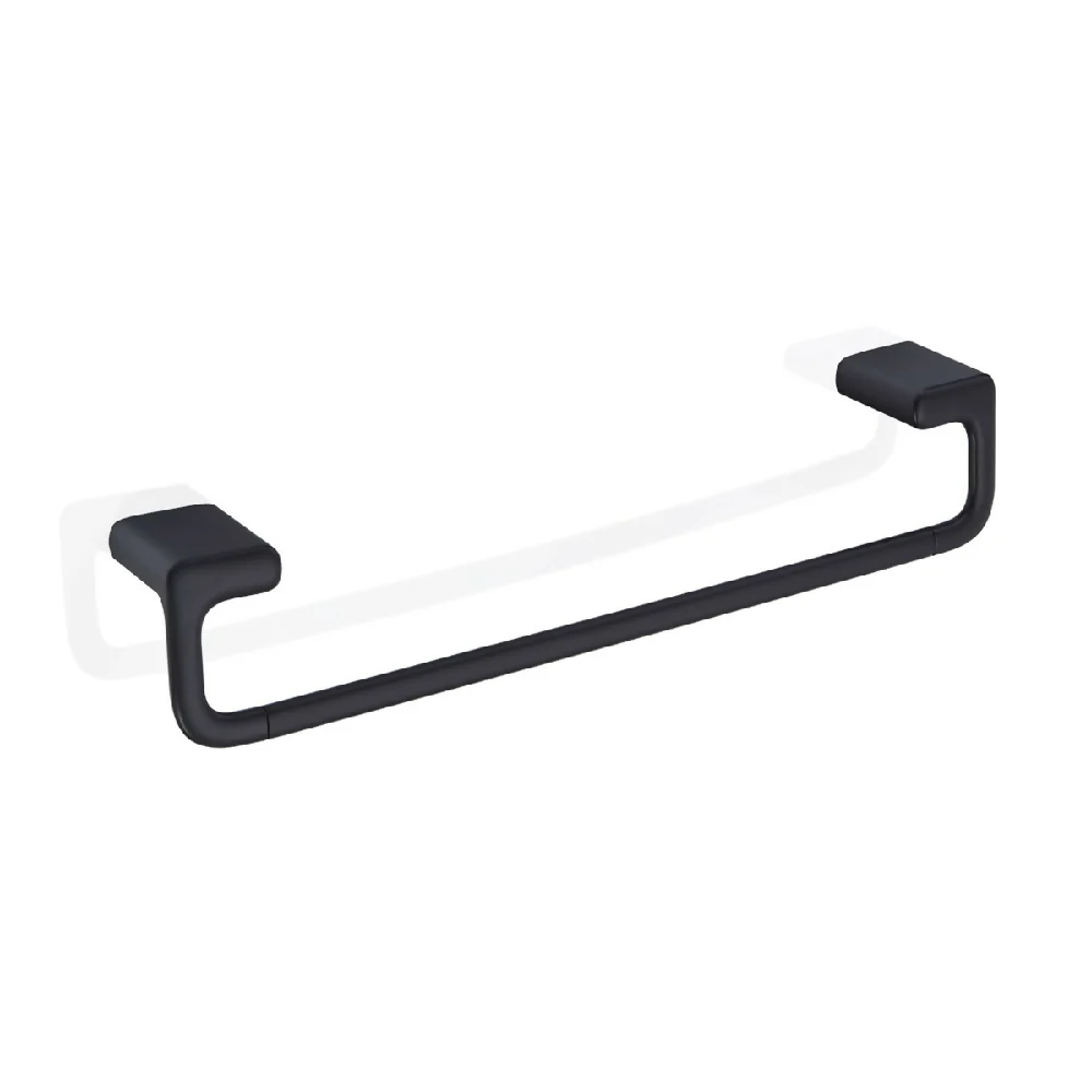 Toallero Corona Barra Liquid Mate Black Marketplace - CORONA