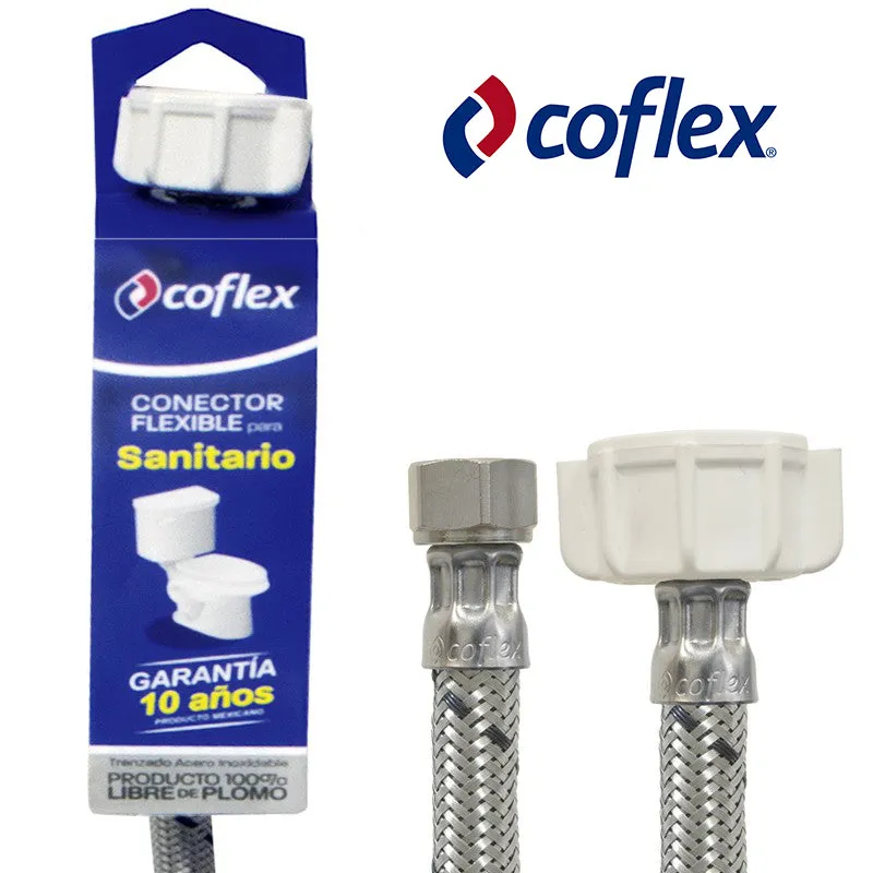 TUBO ABASTO "COFLEX" (5) INODORO METAL 16" MAYOREO FERRETERO S,A