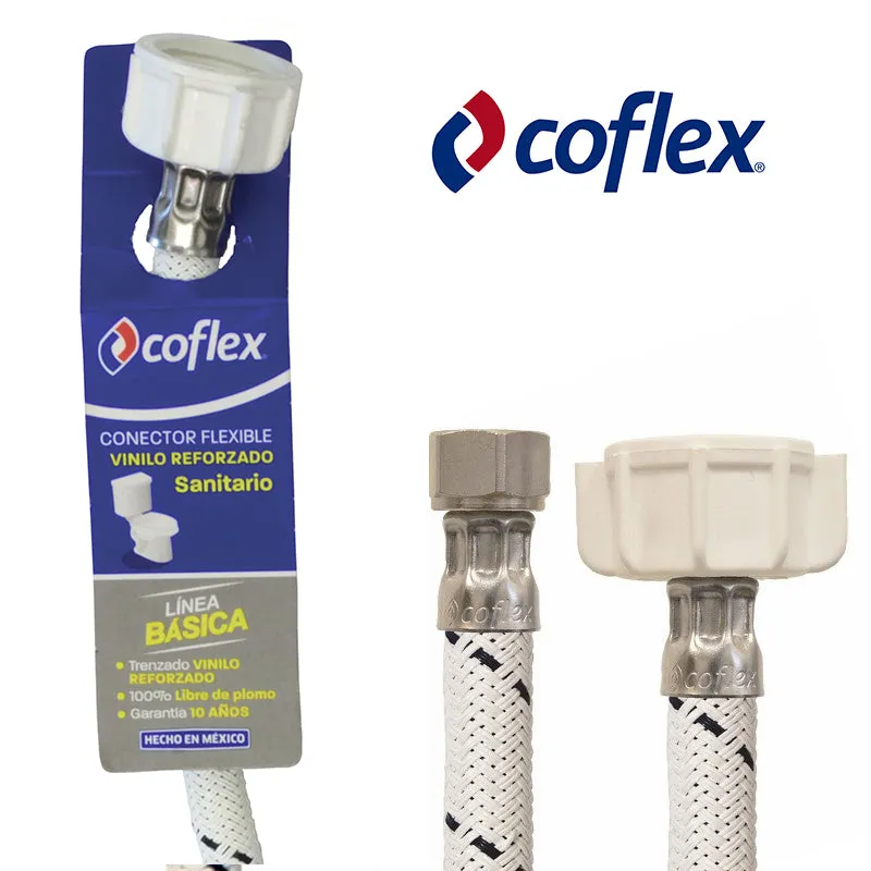 TUBO ABASTO "COFLEX" (4) INODORO PLASTICO 16" MAYOREO FERRETERO S,A