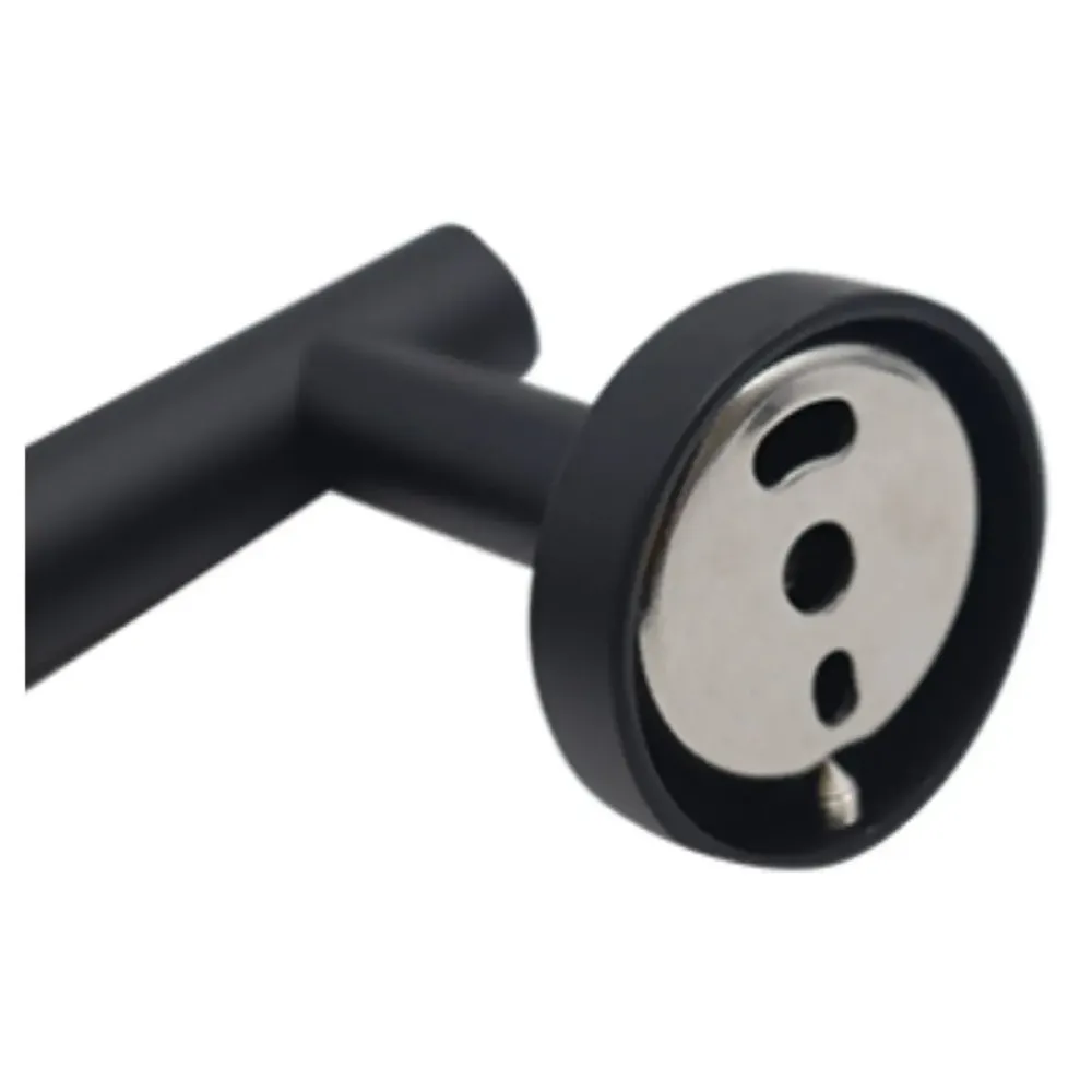 Juego Accesorios Baño 4 Piezas Meer Negro Mate