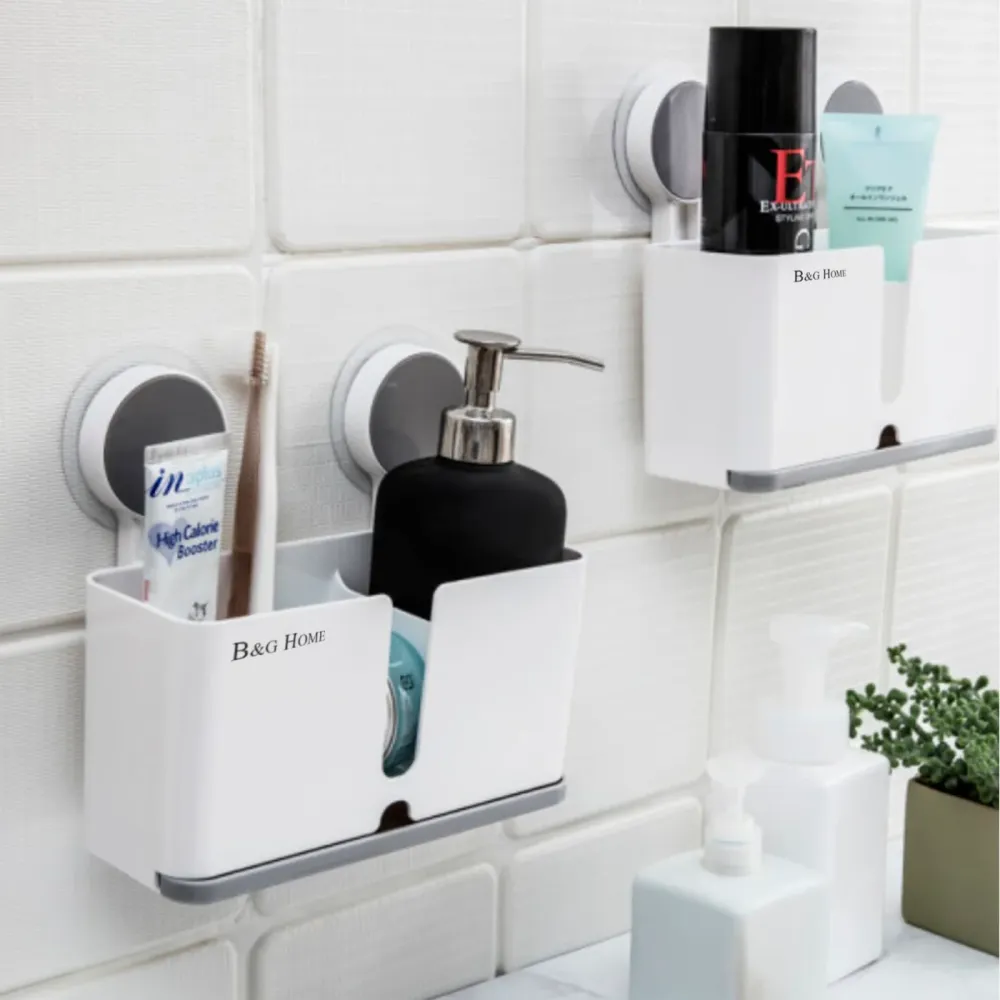 Estante de ducha con ventosa ideal para organizar MERCURY HOME