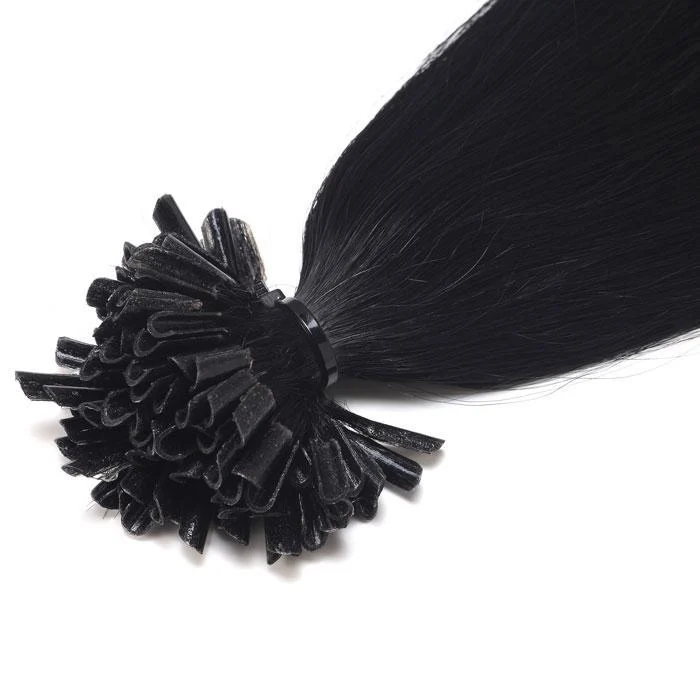 100 Extensiones de Queratina Rígida Negra Migration 3d