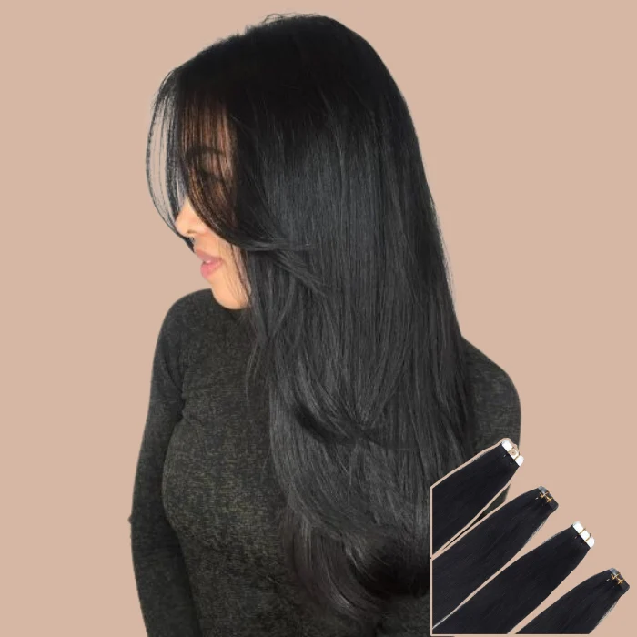 Extensiones adhesivas rígidas Negro Migration 3d