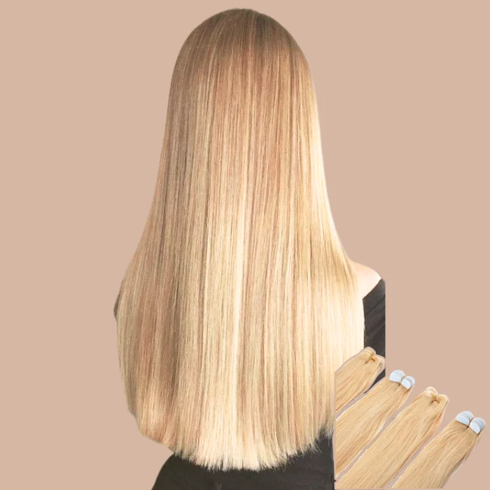 Extensiones adhesivas rígidas rubias Migration 3d