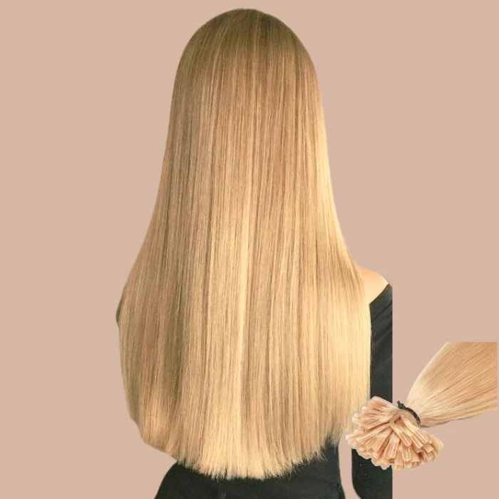 Extensiones de queratina 100 Blond Stiff Migration 3d