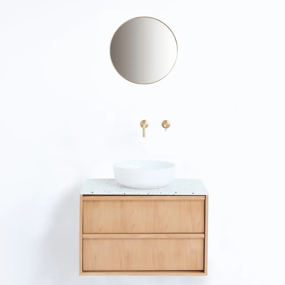 Mobiliario de baño Fien Eik - Lavabo Alexis II - Placa encimera de terrazo