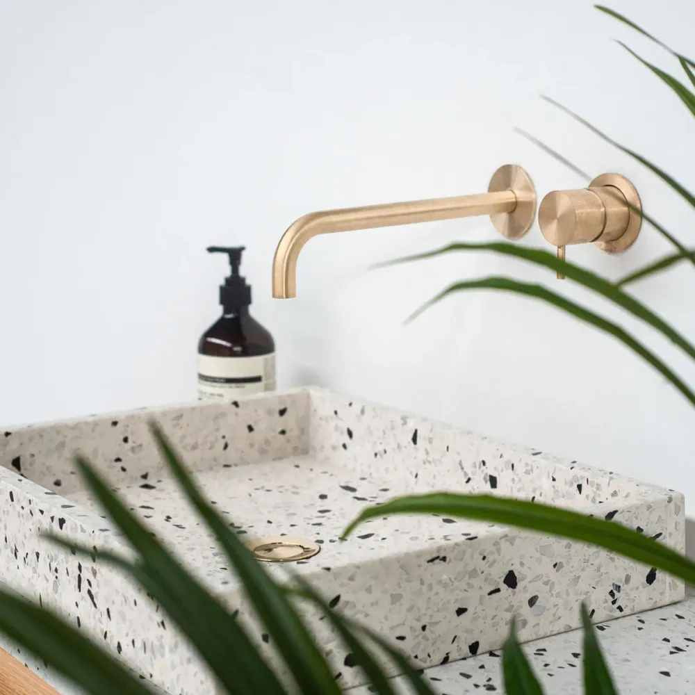 Mobiliario de baño - Terrazo - Lavabo George - Roble - (80 cm) - ANN