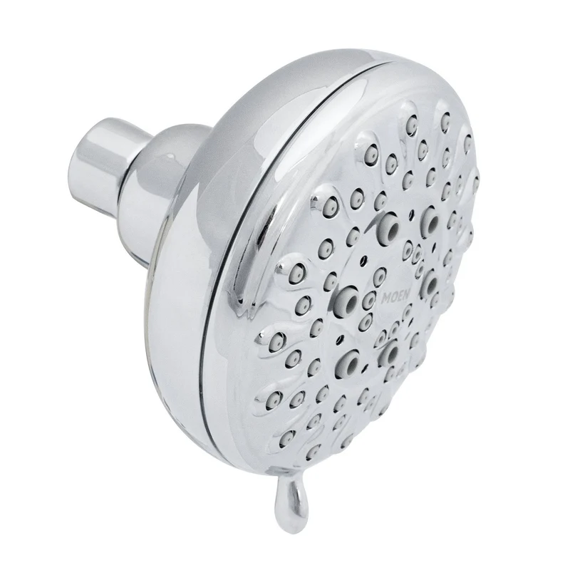 Cabezal de ducha de pared Moen Banbury cromado de 5 posiciones, 1,75 gpm - Caja abierta