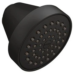 Cabezal rociador estándar de 3-5/8" de diámetro, monofunción, color negro mate Moen