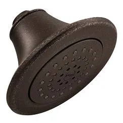 Cabezal rociador estándar de 5-7/8" de diámetro, de una función, de bronce frotado con aceite Moen