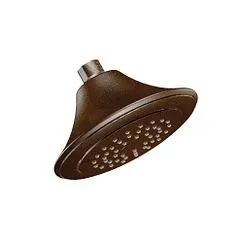 Cabezal rociador estándar de bronce frotado con aceite, de una sola función, de 6-1/2" de diámetro Moen