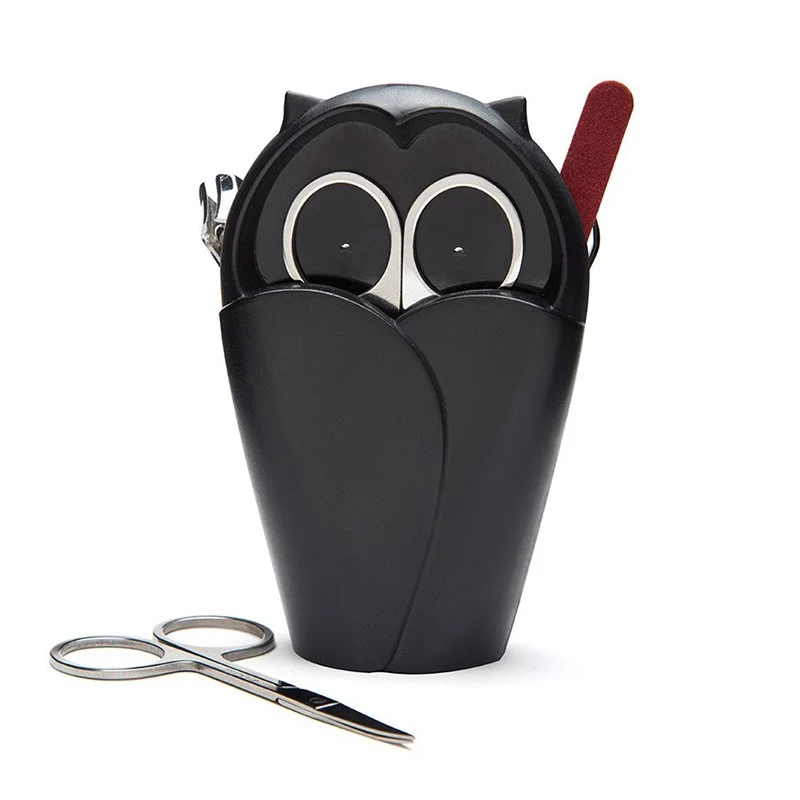 Soporte para tijeras de manicura en forma de búho Monkey Business