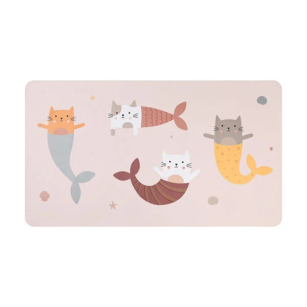 Toalla Playa Antiarena Secado Rápido Gatos Sirena Monneka