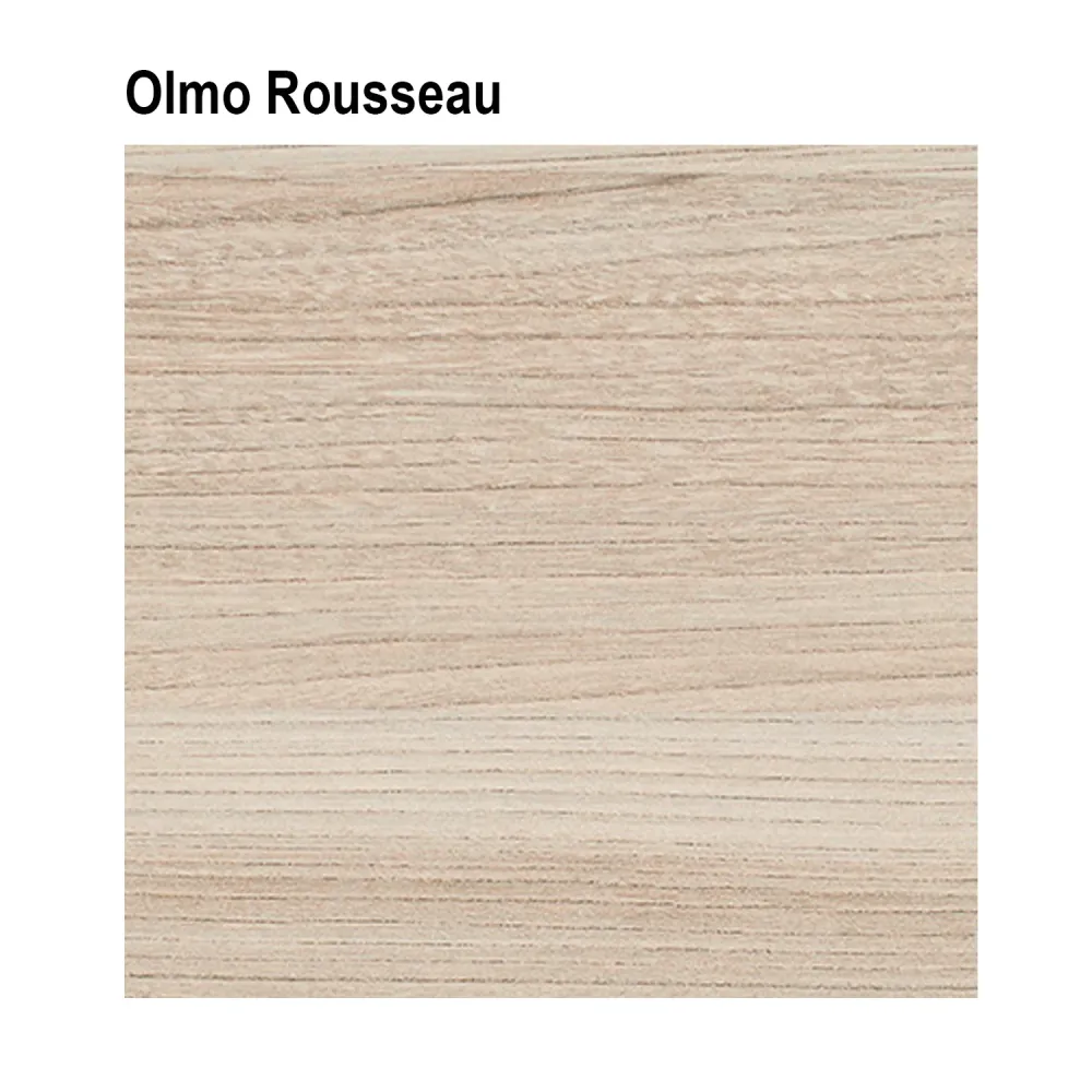 Mueble de baño suspendido modelo Kora05 cm 130x190x46 - Olmo rosseau Acero Cromado