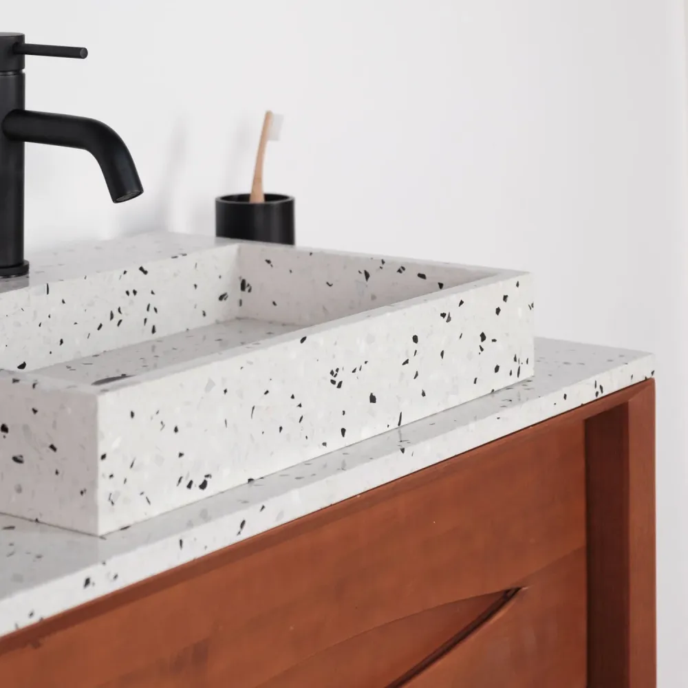Mueble lavabo Bill Teca - Lavabo de Terrazo - Lavabo de Terrazo