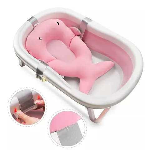 MALLA BAÑERA BALLENITA YD-01 MUNBE Rosado