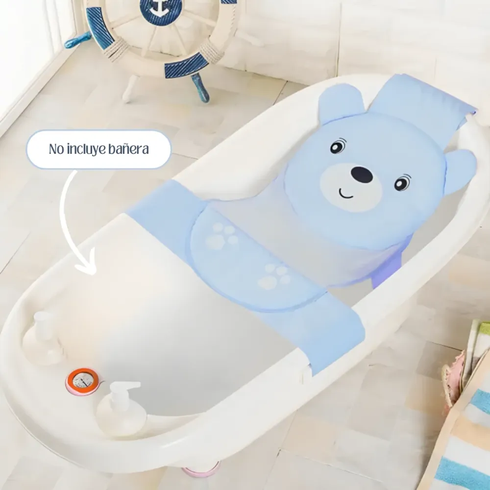 MALLA BAÑERA OSO YD-02 MUNBE Azul