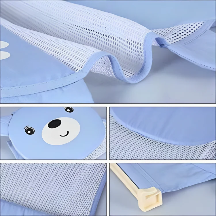 MALLA BAÑERA OSO YD-02 MUNBE Azul