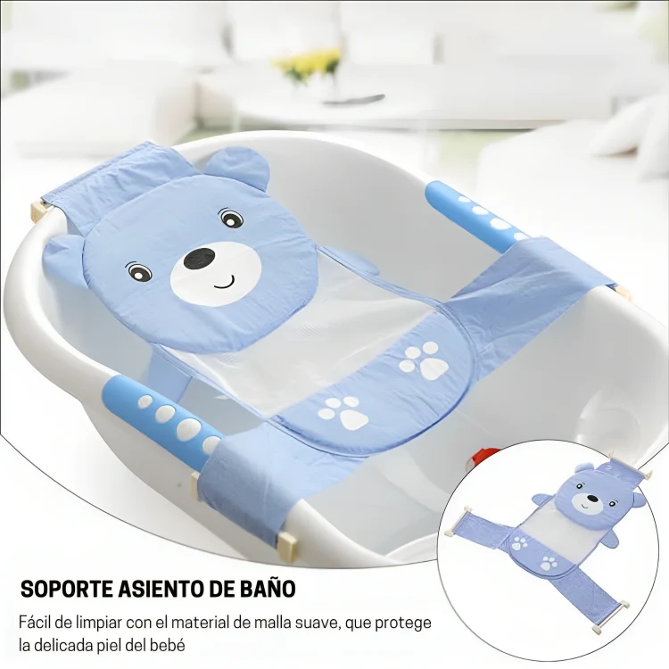 MALLA BAÑERA OSO YD-02 MUNBE Azul