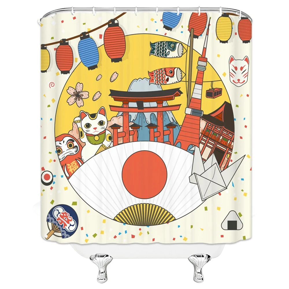 Cortina de Ducha Tori (4 Tamaños) My Japanese Home