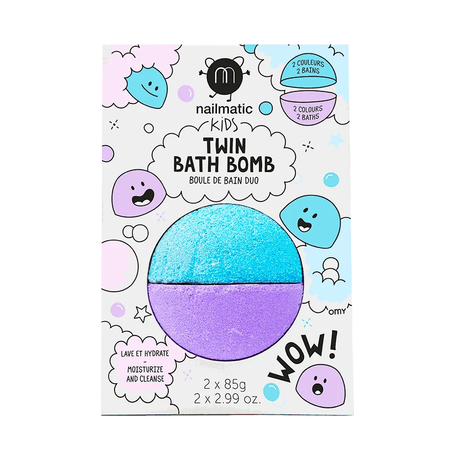 Bomba de baño Twin - Blue + Violet nailmatic
