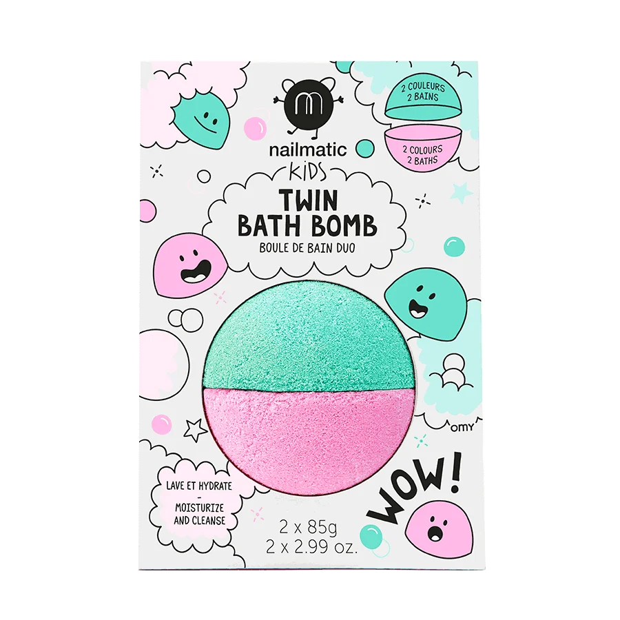 Bomba de baño Twin - Pink + Lagoon nailmatic