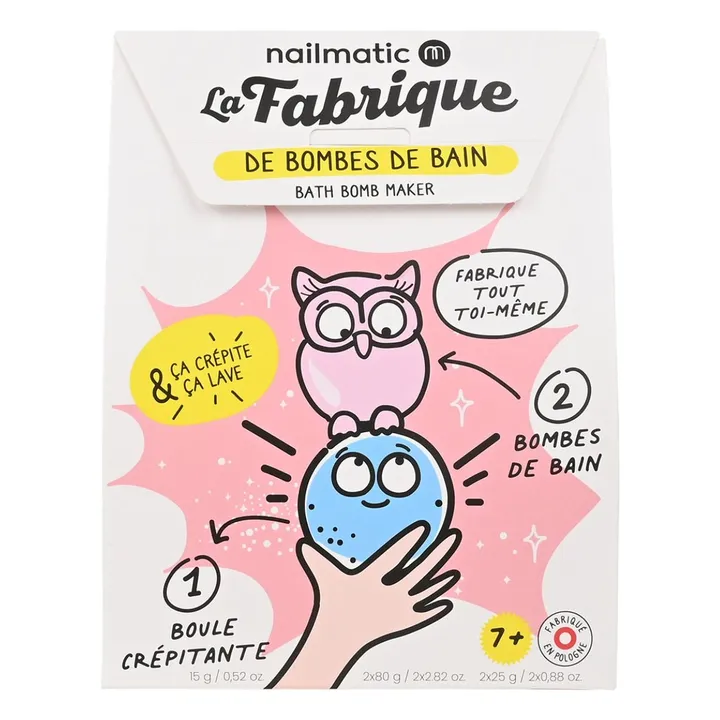 La fábrica bomba de baño Azul nailmatic