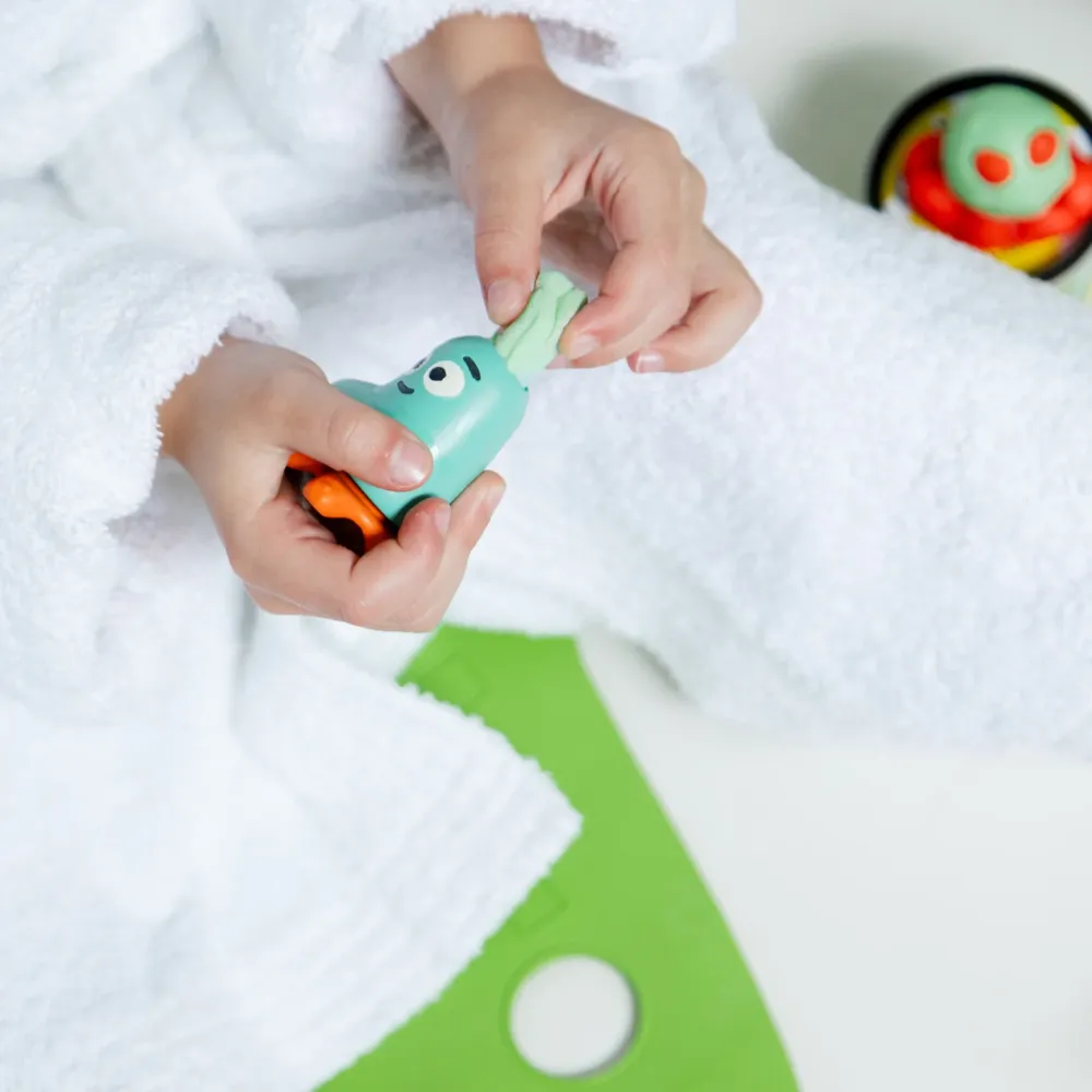 Set Pataploof plastilina para baño - Nailmatic Naranja