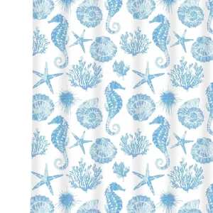 Cortina de Baño Estampada 70 x 72" NAUTICA