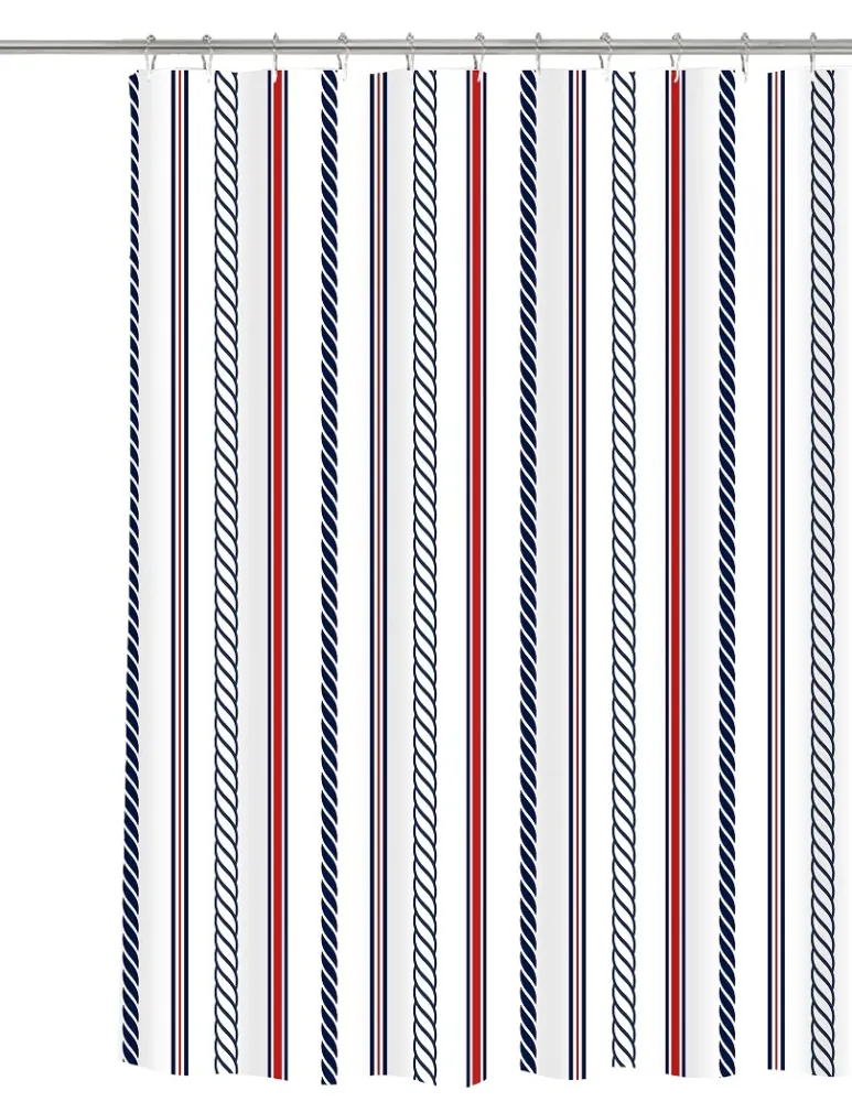 Cortina de Baño Estampada 70 x 72" NAUTICA