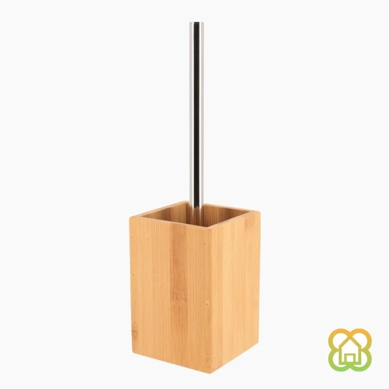 Escobillero De Bambú 10x10x35cm - BathBoo Collection NEW PLANET HOME