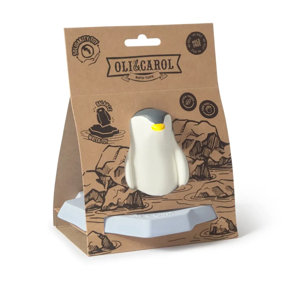 Pingüino Juguete de Baño Oli & Carol