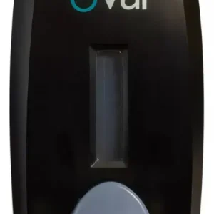 Dispensador De Jabón Espuma 750ml Oval Jabonera Rellenable Color Negro