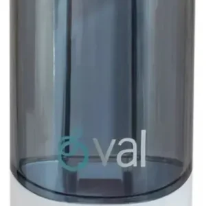 Jabonera Oval Humo Blanco 500 Ml Transparente