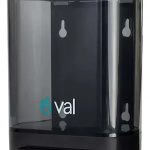 Jabonera Oval Rellenable Humo Negro 1.5 L