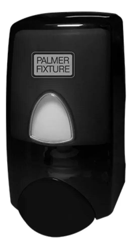 Dispensador Pulsador Palmer Jabon 1 L Rellenable Negro Palmer Fixture