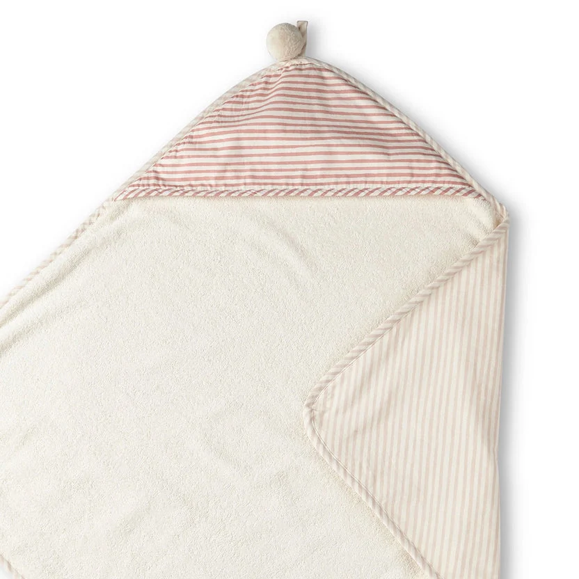 PEHR BEBE NIÑ TOALLA STRIPES AWAY PETAL