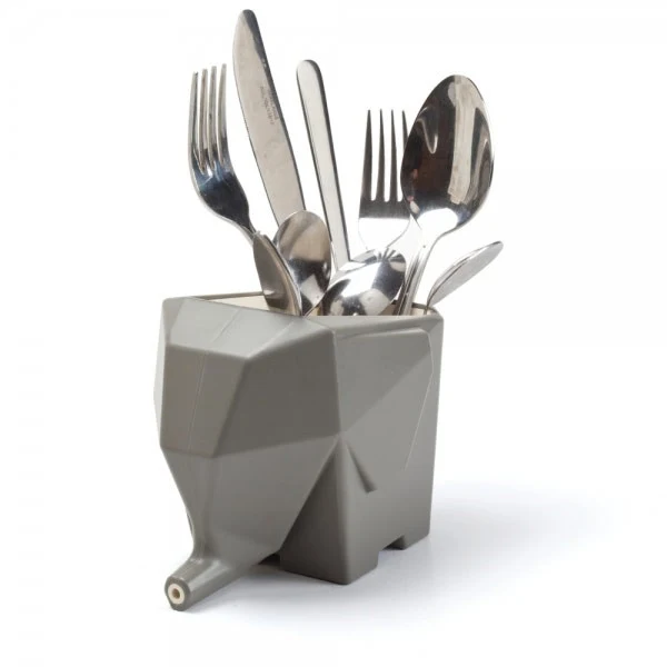 Escurridor de Cubiertos - Jumbo el elefante Gris Peleg Design