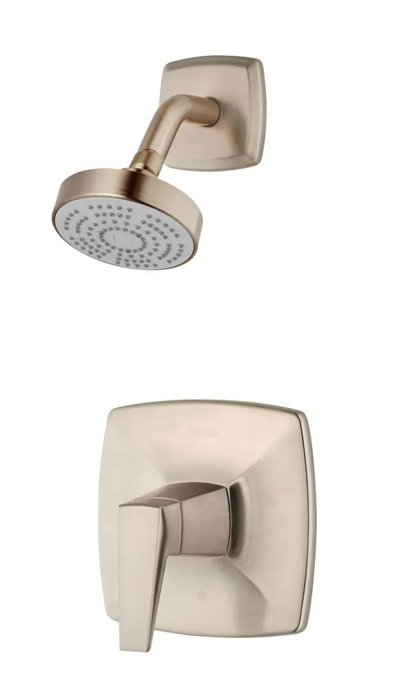 Careta Ducha y Cabezal en Kit Pfister Arkitek Satin