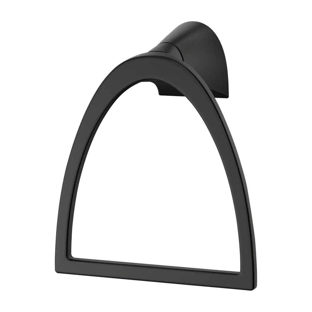 Set de Accesorios de Baño Karci Negro Mate – Barra, Aro y Portapapel Pfister Perú