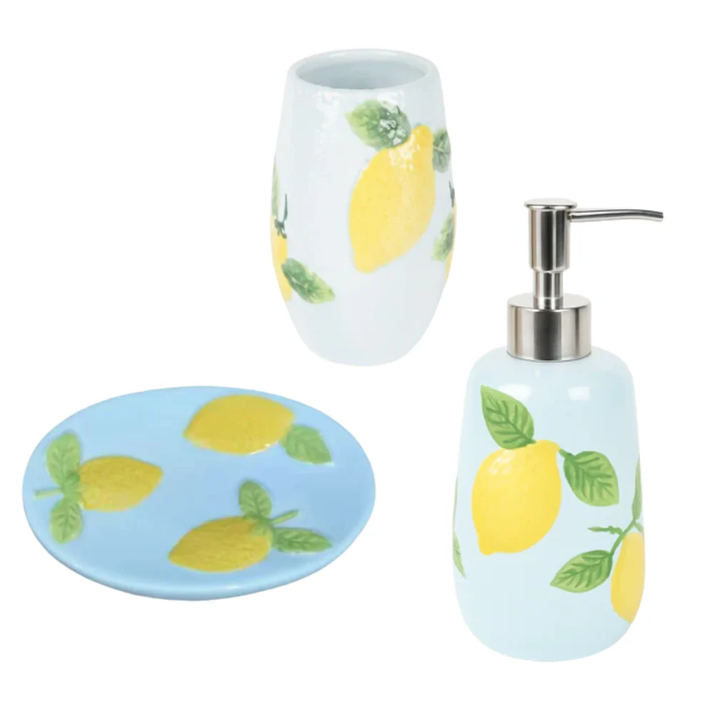 Set de Accesorios Baño Limón Pia Copello Store