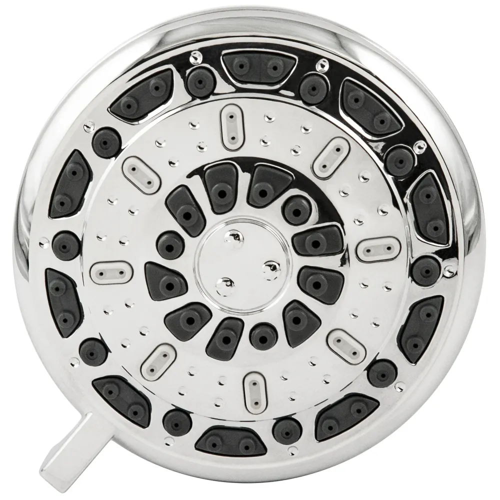 Cabezal de ducha fijo de 3 chorros Serene de 3,5" en cromo Waxman Consumer Group 8333501 PlumbCraft