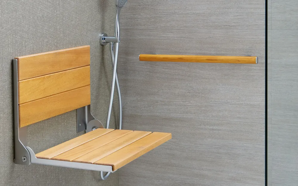Asiento de ducha plegable de madera Ponte Giulio