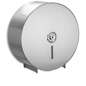 Porta Papel Higiénico Dispensador Industrial En Acero Inoxidable Con Llave