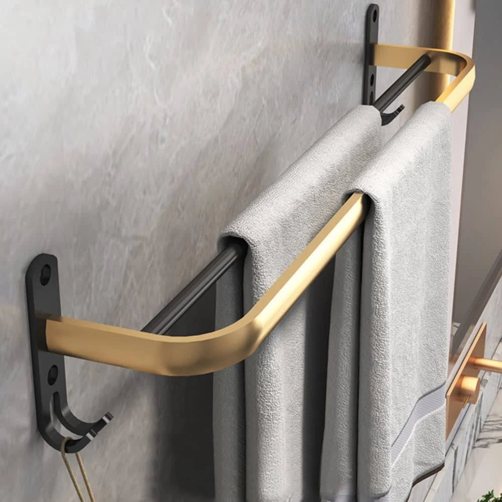 Porta Toalla Toallero Perchero Barra Baño Inoxidable 60cm