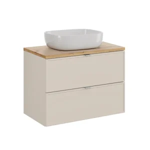 Premium de Lujo Mueble lavabo individual 80cm Alba Cachemira