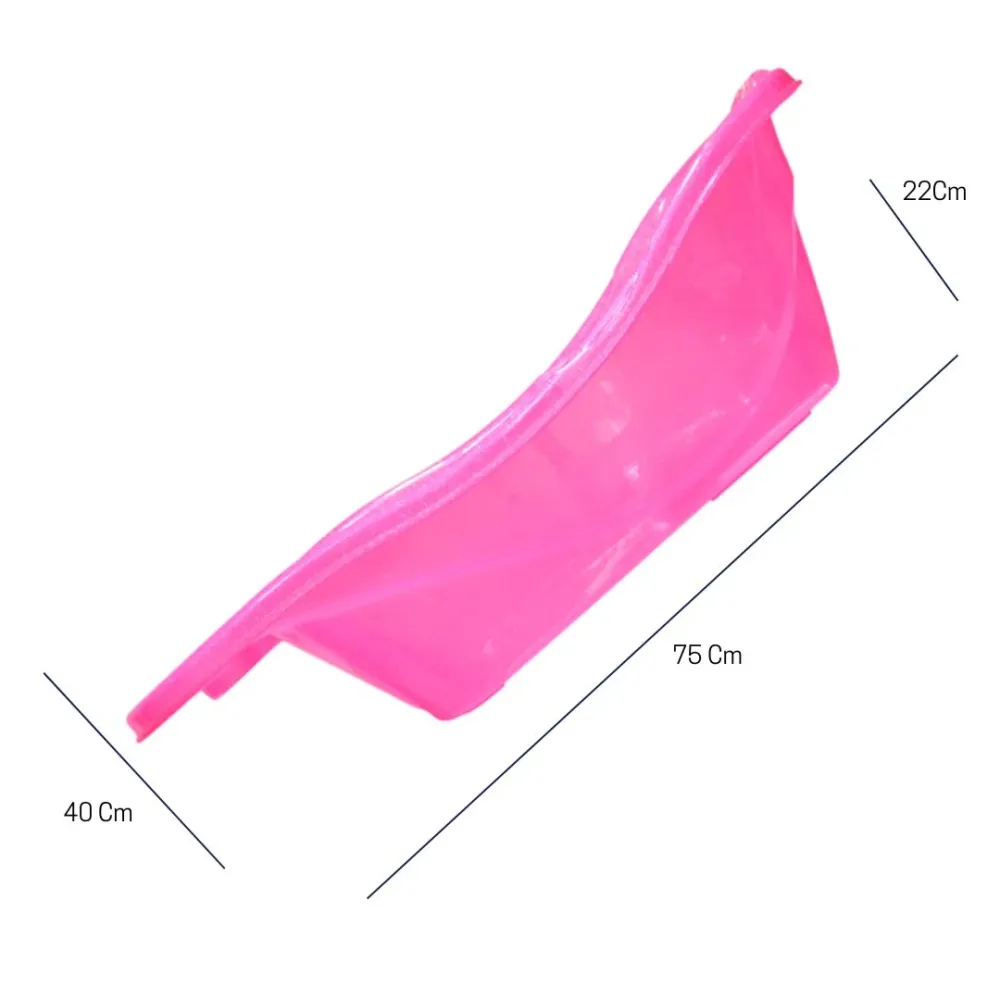 BAÑERA ACUARIO TRASLÚCIDA 392BÑAC PRODEHOGAR Fucsia