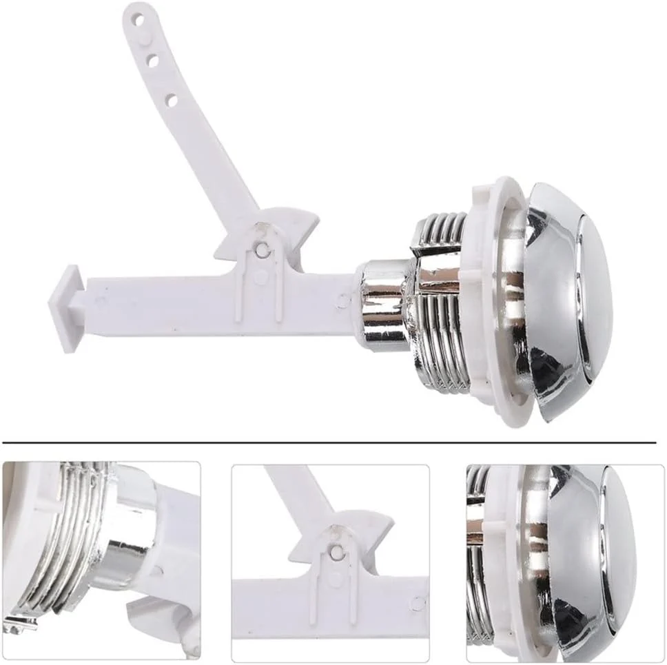 Boton pulsador para tanque de agua de inodoro con descarga separada Quierox - Tienda Online