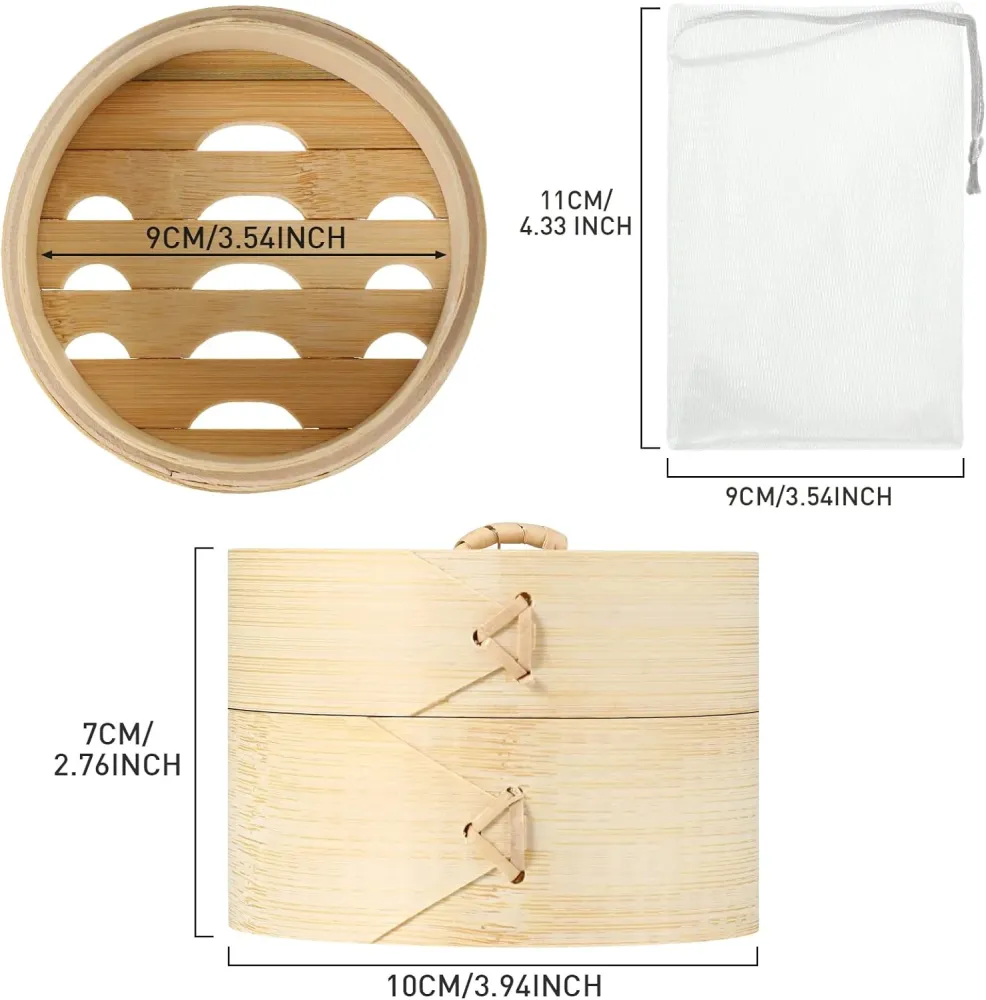 Chengu Soporte de barra de jabón de bambú natural con tapa, para drenaje Quierox - Tienda Online